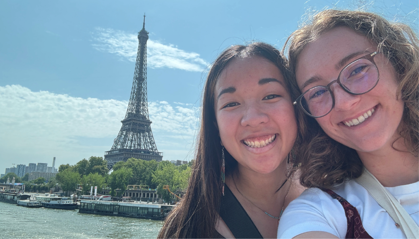 CORBAN STUDENTS SAM AND STACSIA SHARE THE GOSPEL AT 2024 PARIS OLYMPICS